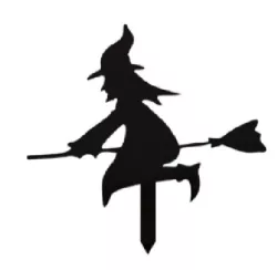 witch decoration/cake topper/ garden decoration