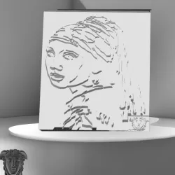 woman with earring