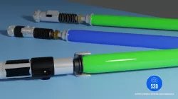 Yoda Balloon Lightsaber Hilt