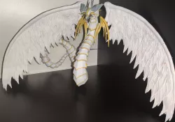 Yu-Gi-Oh Rainbow Dragon 3D Print Model Figure