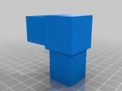 1" x 1" x 1/16" Square Tubing Connector