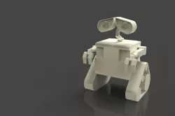 3-D Printable Wall-E (Scale ~1:20)