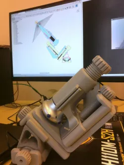 3D printed iridology jig (university internship)
