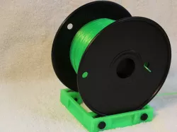 3D printer filament spool holder, fully-printable