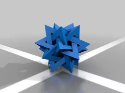 5 Intersecting Tetrahedra