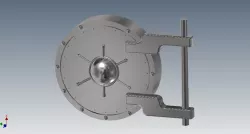 Bank Vault Door CAD drawing