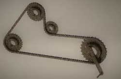 Basic sketch of a length adjustable chain.