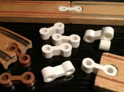Brio train track connector
