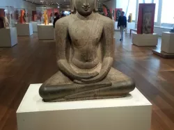 Buddha Seated in Meditation (Dhyanamudra), Chola period, c. 12th century, Art Institute of Chicago