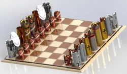 Chess Board & Chess Pieces