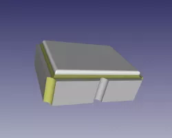 Crystal oscillator module SMD