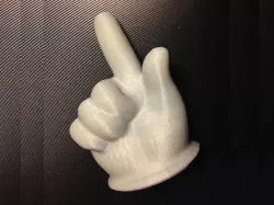 Demonstrative pointing finger!