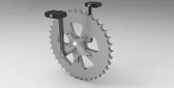 Design of a Cycle Gear with Padle using CATIA v5