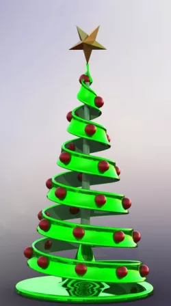 Digital X-mas tree
