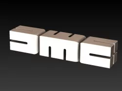 DMC Logo 3D