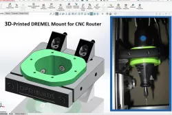 DREMEL Mount for CNC Router