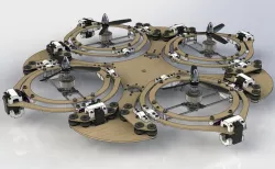 Dual-axis tilting quadrotor design v2