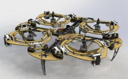 Dual-axis tilting quadrotor design v3