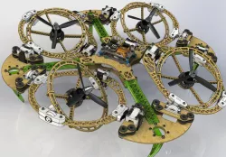 Dual-axis tilting quadrotor design v5