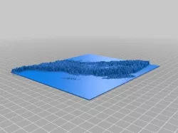 Elevation Model of British Columbia, Canada