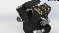 Engine V4 Biturbo