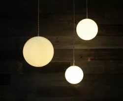 Fibonacci Sphere Pendant Lamps, Spring 2017