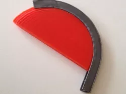 Glass-In-Lead bending template
