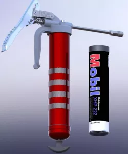 Grease Gun - ALEMITE 555 & MOBIL XHP222 Grease