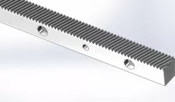 Helical rack M1.25-L670