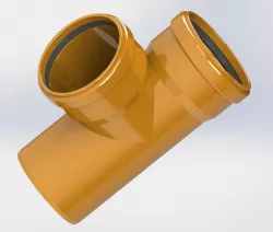 KG pipe junction DN 110/110mm 87°