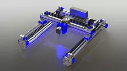 Laser engraver frame