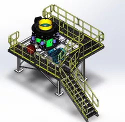 MOUNTING CRUSHER OF CONE