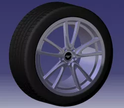 Mustang GT wheel