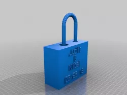 My Customized Bridge Love Lock