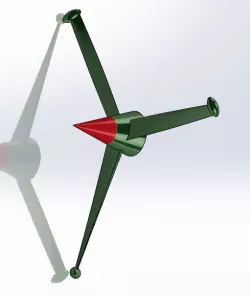 PARASITE FIGHTER TAIL PART-TWISTED BLADE