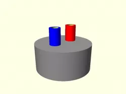 PET Bottle Cap / Lid with Siphon Tubes