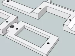 plotclock 3D printed parts