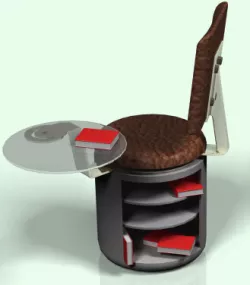 Portable chair table system