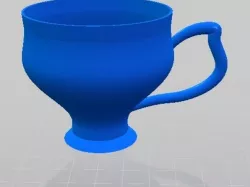 Rhino Teacup and Saucer