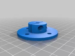 Round Stepper Axis Mount