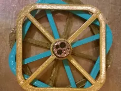 Steampunk Coaster No. 4B