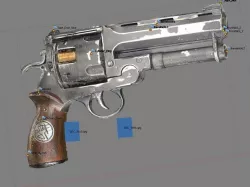 "The Good Samaritan" Prop Gun, From the movie Hellboy Photogrammetry Scan