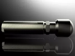 Trapezoidal thread screw for eccentric press