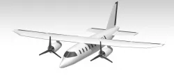 Twin Turbo-prop STOL Utility Aircraft