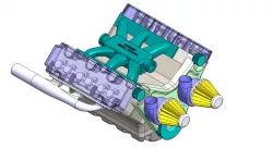 V6 engine