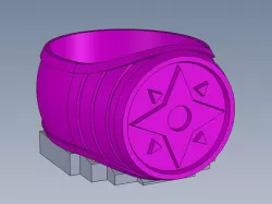 Violet Lantern Ring