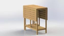 Wood Folding Table