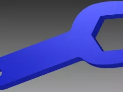 wrench 13 keychain