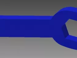 wrench 8 keychain