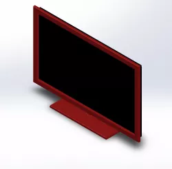 1.6 SCALE 40'' TV (With Frame) For Modelhouse/Dollhouse